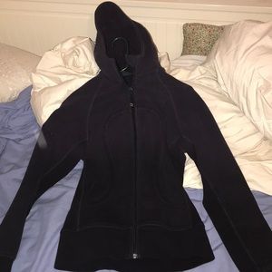 lulu dark purple scuba hoodie